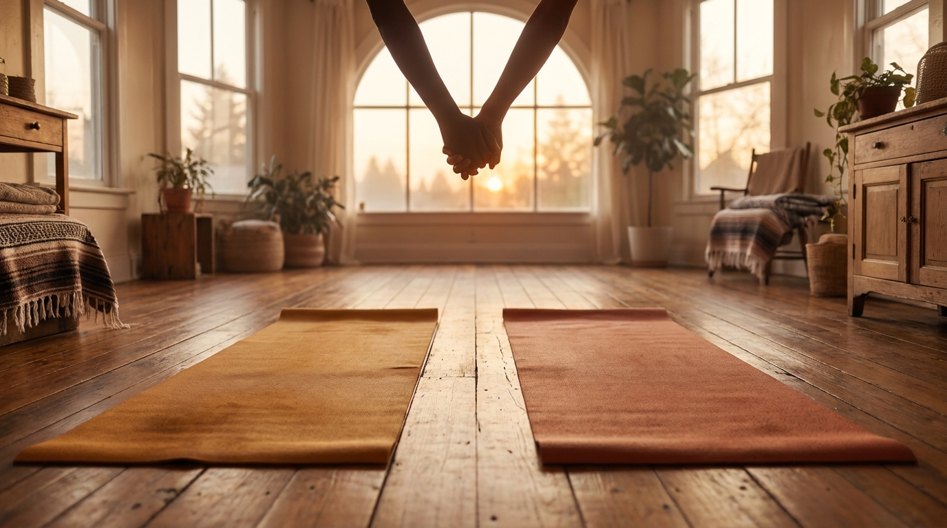 Acro and partner yoga with Rhiannon